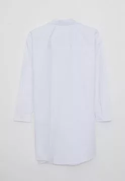 LC WAIKIKI Shirt Collar Straight Long Sleeve Poplin Maternity Tunic -LC WAIKIKI popular shop lc waikiki 6427 4244236 7