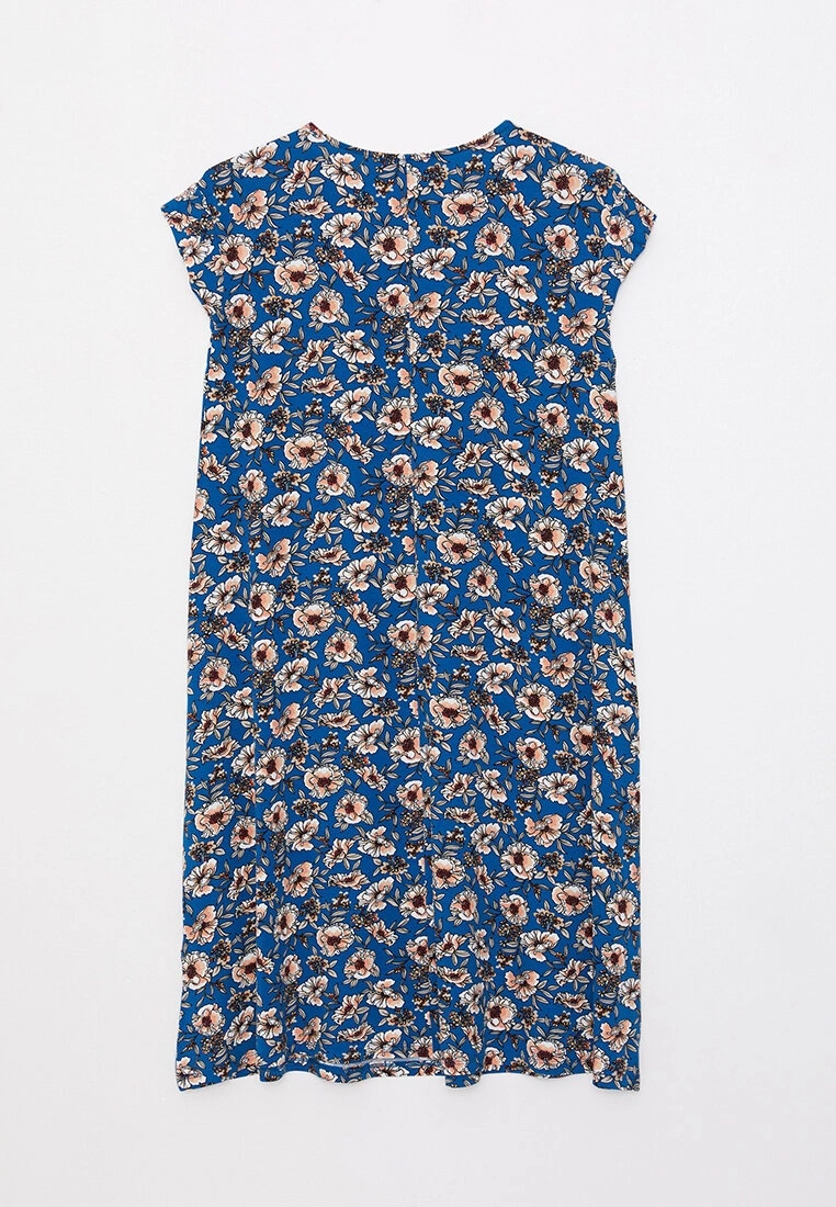 LC WAIKIKI Crew Neck Floral Short Sleeve A Cut Women's Dress 9 LC WAIKIKI Crew Neck Floral Short Sleeve A Cut Women's Dress - Image 7