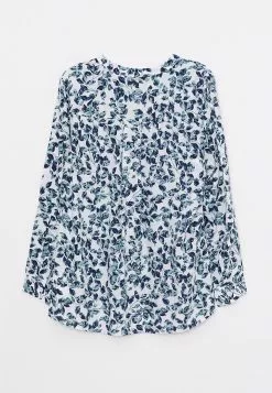 LC WAIKIKI Turtle Neck Floral Long Sleeve Viscose Women's Blouse -LC WAIKIKI popular shop lc waikiki 6434 8226526 6