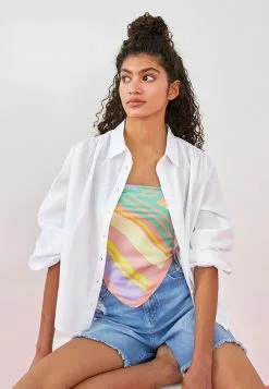 LC WAIKIKI Button-Down Long Sleeve Poplin Women's Shirt -LC WAIKIKI popular shop lc waikiki 6439 3938236 3