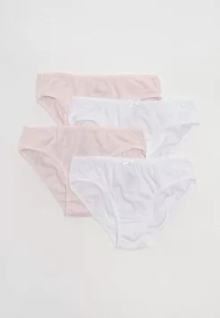 LC WAIKIKI Basic Cotton Girls' Panties 4 Pieces