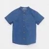 LC WAIKIKI Judge Collar Basic Short Sleeve Boy Jean Shirt
