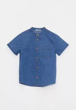 LC WAIKIKI Judge Collar Basic Short Sleeve Boy Jean Shirt