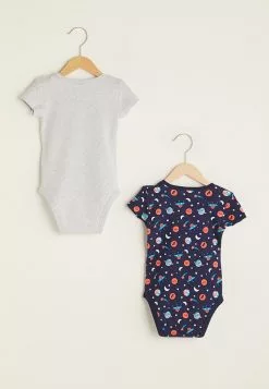 LC WAIKIKI Crew Neck Short Sleeve Printed Baby Boy Body With Snap Fastener 2 Pieces -LC WAIKIKI popular shop lc waikiki 6463 0677236 2