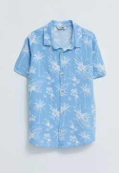 LC WAIKIKI Patterned Short Sleeve Viscose Boy Shirt