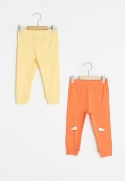 LC WAIKIKI Elastic Waist Cotton Baby Boy Pajama Bottom 2 Pieces