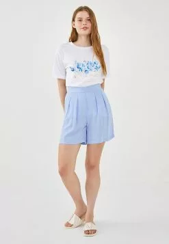 LC WAIKIKI Crew Neck Printed Short Sleeve Women's T-Shirt -LC WAIKIKI popular shop lc waikiki 6481 2938236 3