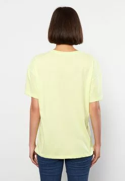 LC WAIKIKI Crew Neck Printed Short Sleeve Cotton Women's T-Shirt -LC WAIKIKI popular shop lc waikiki 6486 8908236 4