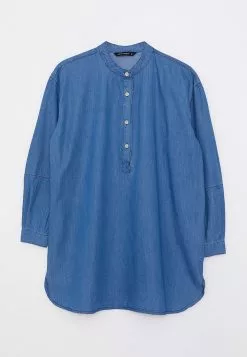 LC WAIKIKI Judge Collar Straight Long Sleeve Women's Rodeo Jean Tunic -LC WAIKIKI popular shop lc waikiki 6502 3788726 6