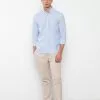 LC WAIKIKI Regular Fit Long Sleeve Linen Men's Shirt
