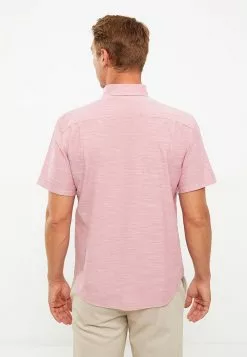 LC WAIKIKI Regular Fit Short Sleeve Poplin Men's Shirt -LC WAIKIKI popular shop lc waikiki 6514 4716726 5