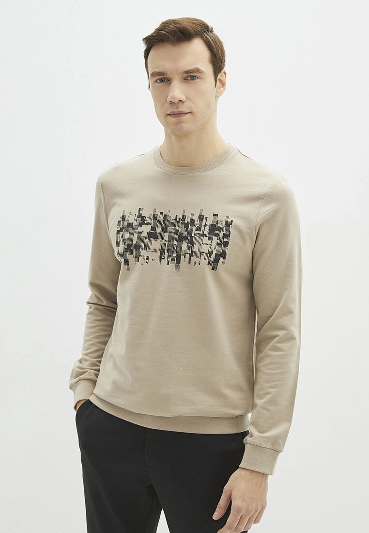 LC WAIKIKI Crew Neck Long Sleeve Printed Men's Sweatshirt 4 LC WAIKIKI Crew Neck Long Sleeve Printed Men's Sweatshirt - Image 2