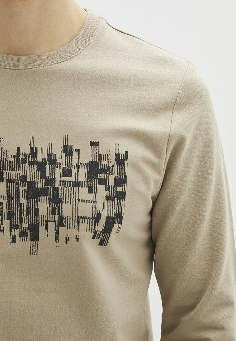 LC WAIKIKI Crew Neck Long Sleeve Printed Men's Sweatshirt 6 LC WAIKIKI Crew Neck Long Sleeve Printed Men's Sweatshirt - Image 4