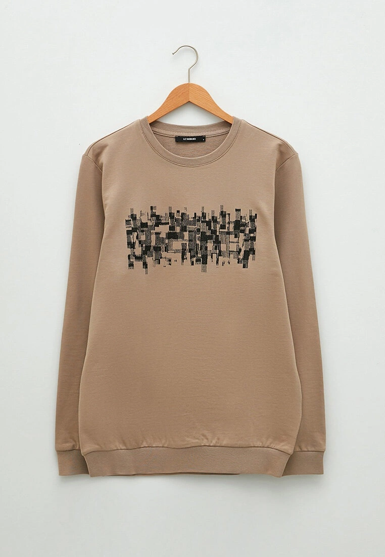 LC WAIKIKI Crew Neck Long Sleeve Printed Men's Sweatshirt 8 LC WAIKIKI Crew Neck Long Sleeve Printed Men's Sweatshirt - Image 6