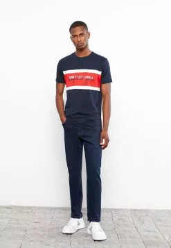 LC WAIKIKI Crew Neck Short Sleeve Printed Combed Cotton Men's T-Shirt -LC WAIKIKI popular shop lc waikiki 6517 1715726 3