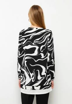 LC WAIKIKI Crew Neck Patterned Long Sleeve Women's Tunic -LC WAIKIKI popular shop lc waikiki 6523 4819726 5