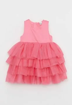 LC WAIKIKI Crew Neck Basic Baby Girl Evening Dress