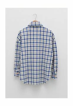 LC WAIKIKI Front Button Closure Plaid Long Sleeve Tweed Women's Shirt Jacket -LC WAIKIKI popular shop lc waikiki 6534 0506726 7