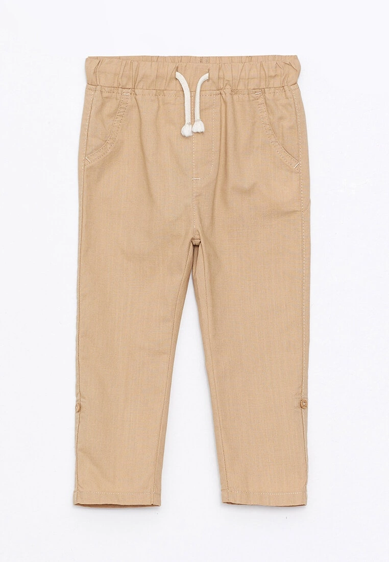 LC WAIKIKI Basic Baby Boy Trousers With Elastic Waist 3 LC WAIKIKI Basic Baby Boy Trousers With Elastic Waist