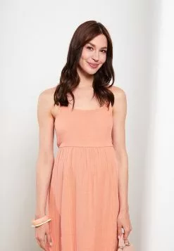 LC WAIKIKI U Neck Straight Strap Muslin Fabric Maternity Dress -LC WAIKIKI popular shop lc waikiki 6558 5988726 2