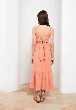 LC WAIKIKI U Neck Straight Strap Muslin Fabric Maternity Dress -LC WAIKIKI popular shop lc waikiki 6558 5988726 4