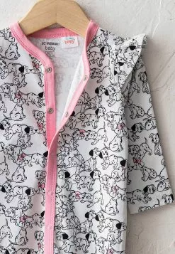 LC WAIKIKI V Neck Long Sleeve 101 Dalmatian Printed Baby Girl Jumpsuit -LC WAIKIKI popular shop lc waikiki 6583 8258046 3