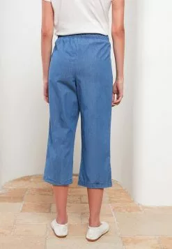 LC WAIKIKI Women's Straight Elastic Waist Jean Capri -LC WAIKIKI popular shop lc waikiki 6609 6818236 4