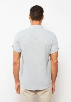 LC WAIKIKI Slim Fit Short Sleeve Men's Shirt -LC WAIKIKI popular shop lc waikiki 6644 3038236 4