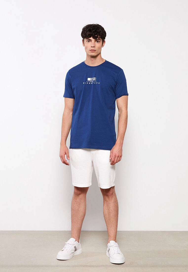 LC WAIKIKI Crew Neck Short Sleeve Printed Combed Cotton Men's T-Shirt 5 LC WAIKIKI Crew Neck Short Sleeve Printed Combed Cotton Men's T-Shirt - Image 3