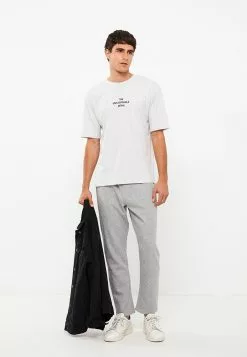 LC WAIKIKI Crew Neck Short Sleeve Printed Combed Cotton Men's T-Shirt -LC WAIKIKI popular shop lc waikiki 6713 5662236 2