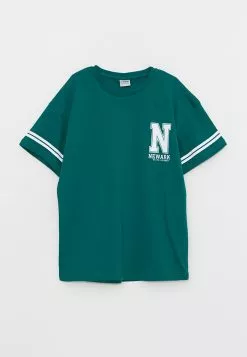 LC WAIKIKI Crew Neck Printed Short Sleeve Cotton Boy T-Shirt