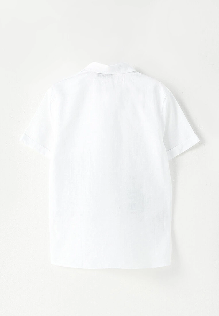 LC WAIKIKI Printed Short Sleeve Cotton Boy Shirt 4 LC WAIKIKI Printed Short Sleeve Cotton Boy Shirt - Image 2