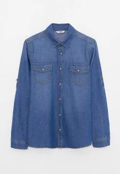 LC WAIKIKI Basic Long Sleeve Boy Jean Shirt