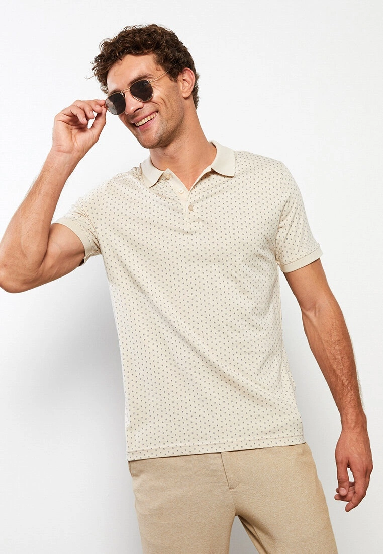 LC WAIKIKI Polo Neck Short Sleeve Patterned Men's T-Shirt 4 LC WAIKIKI Polo Neck Short Sleeve Patterned Men's T-Shirt - Image 2