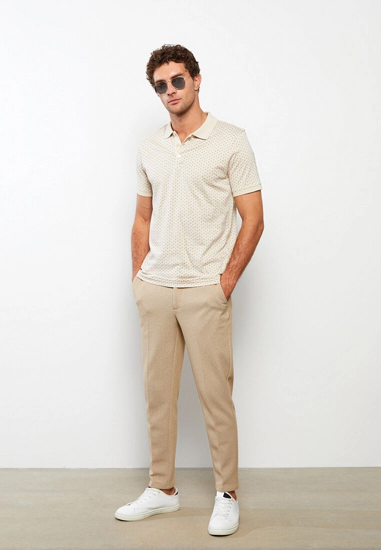 LC WAIKIKI Polo Neck Short Sleeve Patterned Men's T-Shirt 5 LC WAIKIKI Polo Neck Short Sleeve Patterned Men's T-Shirt - Image 3