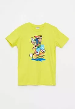 LC WAIKIKI Crew Neck Nostalgic Monkey Printed Short Sleeve Cotton Boy T-Shirt