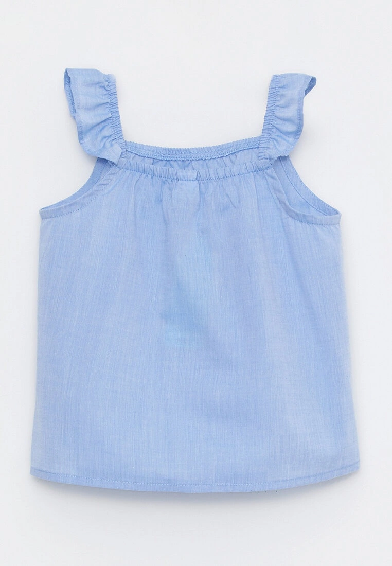 LC WAIKIKI Square Collar Strapless Basic Cotton Baby Girl Blouse 4 LC WAIKIKI Square Collar Strapless Basic Cotton Baby Girl Blouse - Image 2
