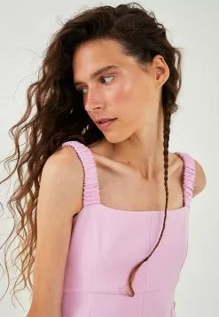 LC WAIKIKI Square Collar Strap Straight Jumpsuit -LC WAIKIKI popular shop lc waikiki 6829 9312206 3