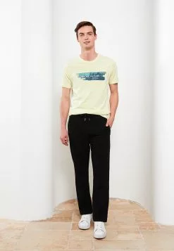 LC WAIKIKI Crew Neck Short Sleeve Printed Combed Cotton Men's T-Shirt -LC WAIKIKI popular shop lc waikiki 6863 5523036 3