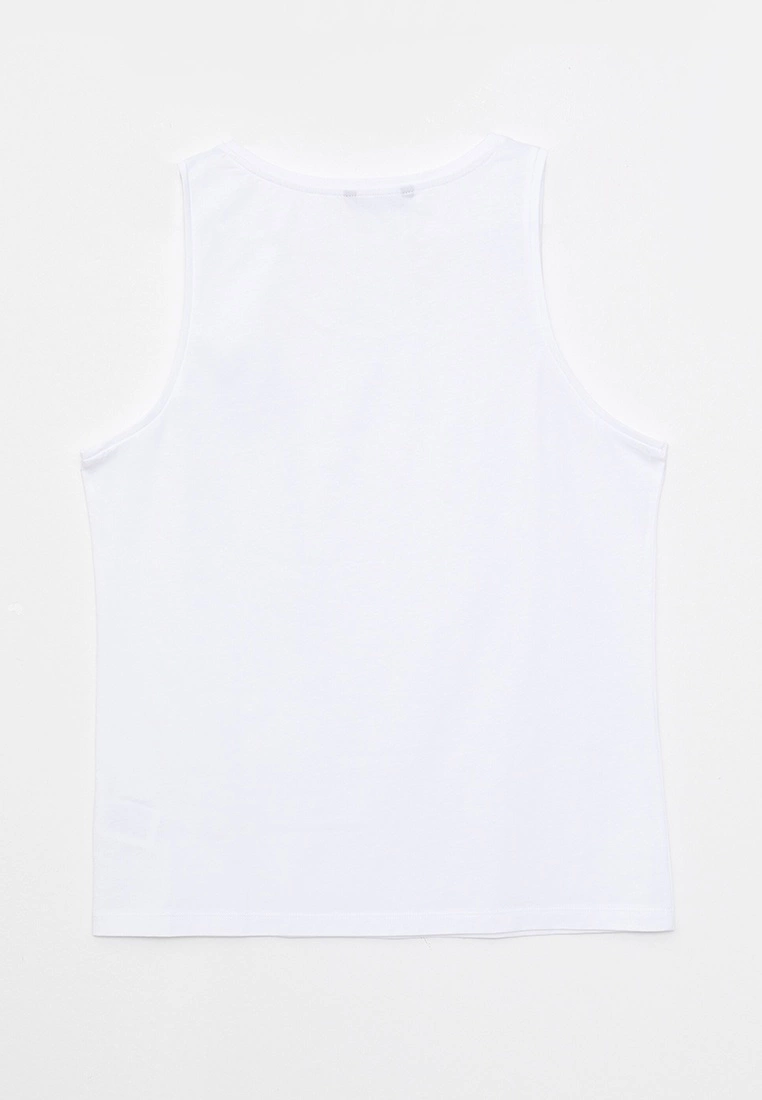 LC WAIKIKI Crew Neck Sleeveless Printed Combed Cotton Men's Athlete 4 LC WAIKIKI Crew Neck Sleeveless Printed Combed Cotton Men's Athlete - Image 2