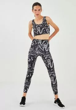 LC WAIKIKI U-Neck Patterned CropSports Singlet -LC WAIKIKI popular shop lc waikiki 6877 5912206 4