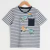 LC WAIKIKI Crew Neck Printed Short Sleeve Cotton Boy T-Shirt