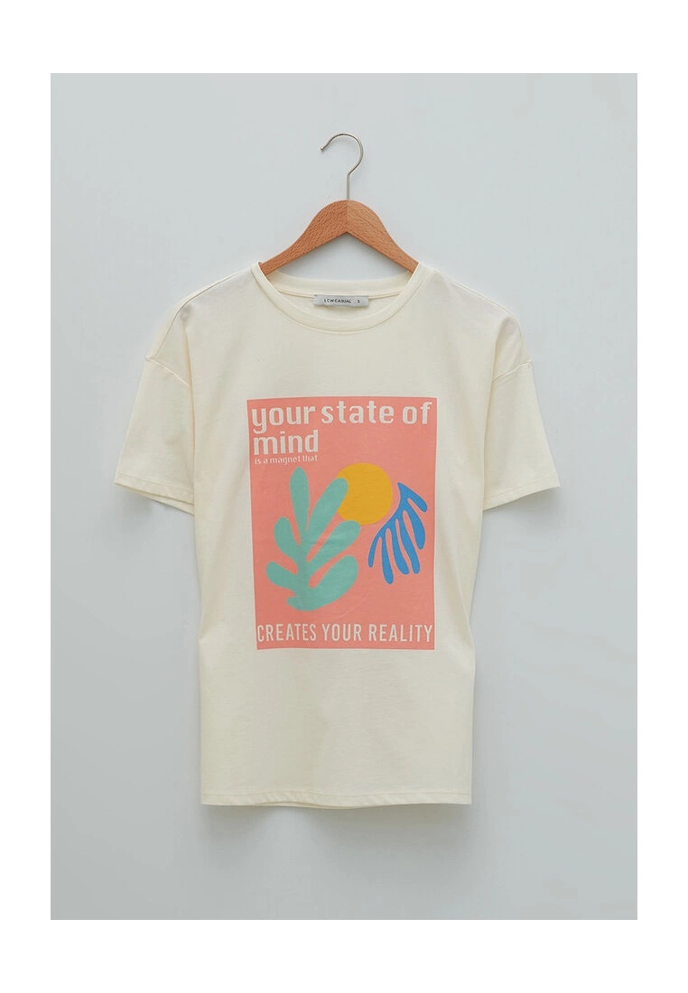 LC WAIKIKI Short Sleeves Women's T-Shirt 7 LC WAIKIKI Short Sleeves Women's T-Shirt - Image 5