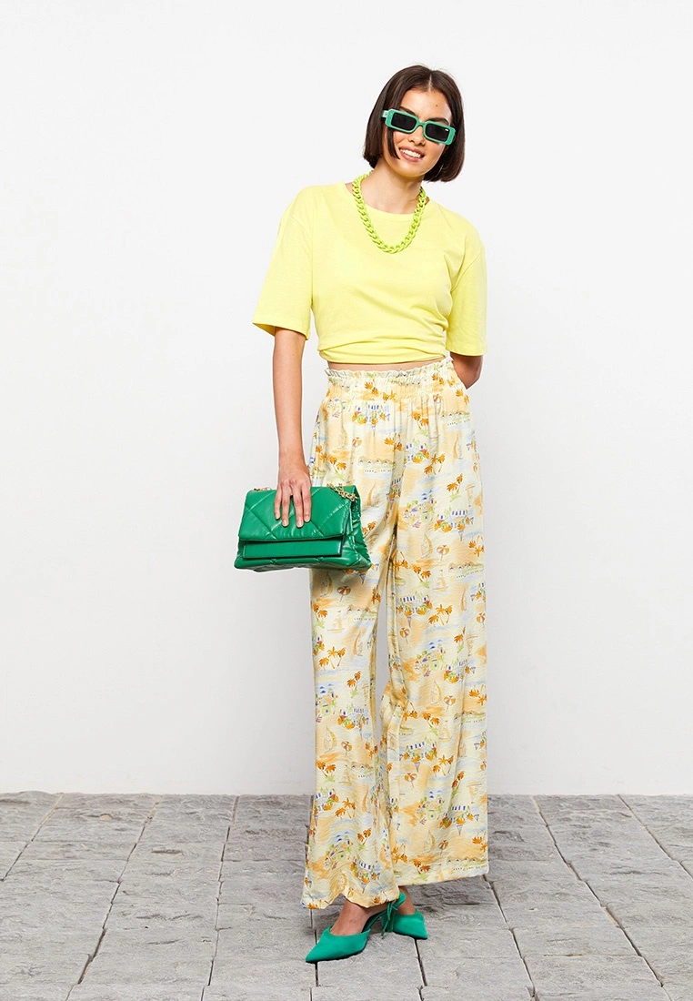 LC WAIKIKI Women's Patterned Trousers 3 LC WAIKIKI Women's Patterned Trousers