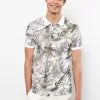 LC WAIKIKI Polo Neck Short Sleeve Patterned Combed Cotton Men's T-Shirt