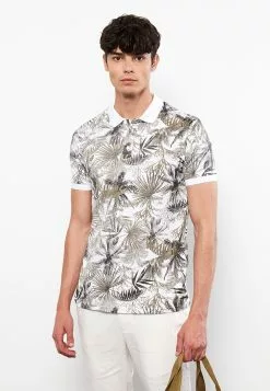 LC WAIKIKI Polo Neck Short Sleeve Patterned Combed Cotton Men's T-Shirt -LC WAIKIKI popular shop lc waikiki 6901 8133036 2