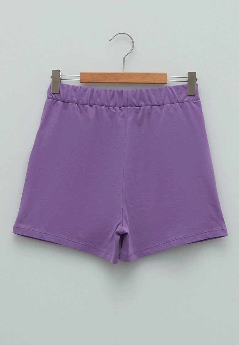LC WAIKIKI Basic Cotton Girls' Shorts With Elastic Waist 4 LC WAIKIKI Basic Cotton Girls' Shorts With Elastic Waist - Image 2