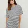 LC WAIKIKI Crew Neck Striped Short Sleeve Cotton Maternity T-Shirt -LC WAIKIKI popular shop lc waikiki 6919 8692036 1