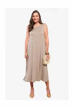 LC WAIKIKI Grace Striped Sleeveless Women's Dress