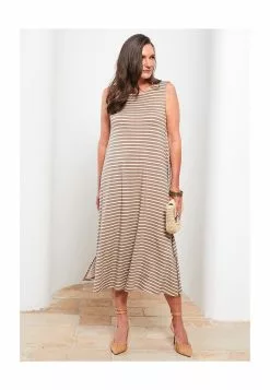 LC WAIKIKI Grace Striped Sleeveless Women's Dress -LC WAIKIKI popular shop lc waikiki 6932 3255726 5